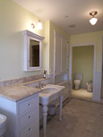 Maryland Farmhouse View of Master Bathroom