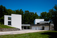 Spreter Studio West Elevation of Addition and Restored Studion