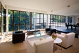 Spreter Studio Addition Living Room with Restored Studio Beyond